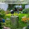 Gardenised Round Galvanized Steel, Trash Can with Lid - Durable Metal Bucket for Backyard, Lawn, Garden and Yard Use - Weather-Resistant Garbage Can for Indoor and Outdoor